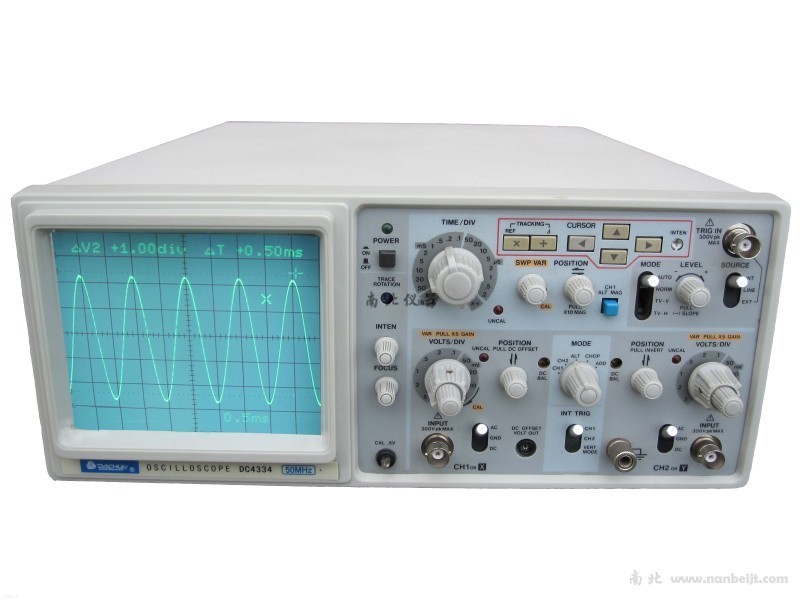 DC4334 CRT数显示波器(50MHz)